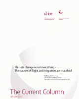 Climate change is not everything – The causes of flight and migration are manifold