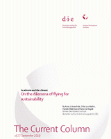 On the dilemma of flying for sustainability