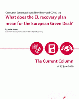 What does the EU recovery plan mean for the European Green Deal?