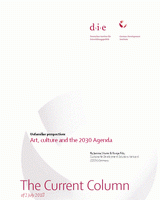 Art, culture and the 2030 Agenda