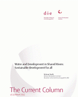 Water and Development in Shared Rivers: Sustainable development for all