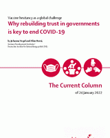Why rebuilding trust in governments is key to end COVID-19