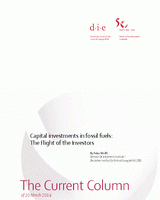Capital investments in fossil fuels: The Flight of the Investors