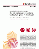 Der internationale Subventionswettlauf um grüne Technologien