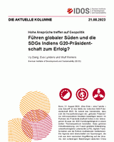 Führen globaler Süden und die SDGs Indiens G20-Präsidentschaft zum Erfolg?