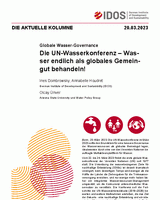 Die UN-Wasserkonferenz – Wasser endlich als globales Gemeingut behandeln!