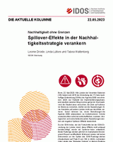 Spillover-Effekte in der Nachhaltigkeitsstrategie verankern