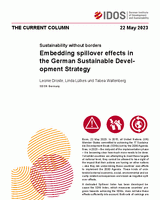 Embedding spillover effects in the German Sustainable Development Strategy