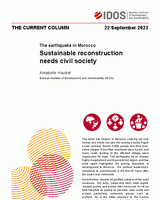 Sustainable reconstruction needs civil society