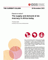 The supply and demand of democracy in Africa today