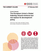 The European Union’s Global Gateway should reinforce but not replace its development policy