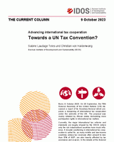 Towards a UN Tax Convention?