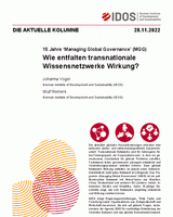 Wie entfalten transnationale Wissensnetzwerke Wirkung?