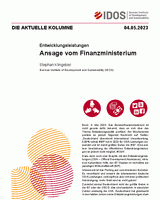 Ansage vom Finanzministerium
