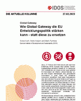 Wie Global Gateway die EU Entwicklungspolitik stärken kann - statt diese zu ersetzen