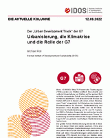 Urbanisierung, die Klimakrise und die Rolle der G7
