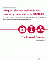 Asegurar el acceso equitativo a las vacunas y tratamientos de COVID-19