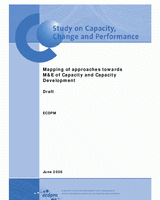 Mapping of approaches towards M&E of capacity and capacity development