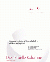 Kooperation in der Weltgesellschaft – effektiv und legitim?