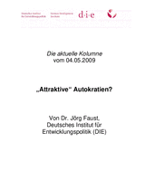 „Attraktive“ Autokratien?