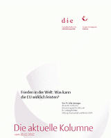 Frieden in der Welt: was kann die EU wirklich leisten?