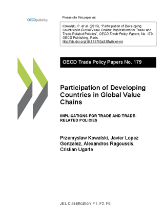 Developing countries’ participation in global value chains ...