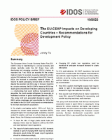 The EU-CEAP impacts on developing countries – recommendations for development policy