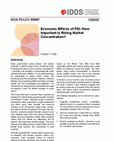 Economic effects of FDI: how important is rising market concentration?