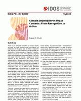 Climate (im)mobility in urban contexts: from recognition to action