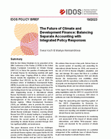 The future of climate and development finance: balancing separate accounting with integrated policy responses