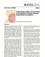 Cotton made in Africa: a case study of sustainable production through responsible consumption