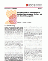 Der geopolitische Wettbewerb im Indopazifik und dessen Einfluss auf die Entwicklungspolitik