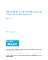 Reporting on development: ODA and financing for development: study commissioned by The Netherlands Ministry of Foreign Affairs and the German Federal Ministry for Economic Cooperation and Development