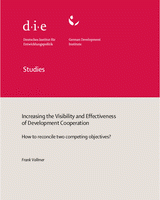 Increasing the visibility and effectiveness of development cooperation: how to reconcile two competing objectives?