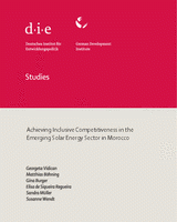 Achieving inclusive competitiveness in the emerging solar energy sector in Morocco