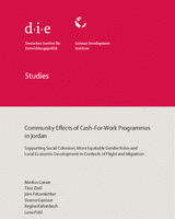 Community effects of cash-for-work programmes in Jordan: supporting social cohesion, more equitable gender roles and local economic development in contexts of flight and migration