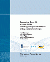 Supporting domestic accountability: exploring conceptual dimensions and operational challenges Supporting domestic accountability: exploring conceptual dimensions and operational challenges